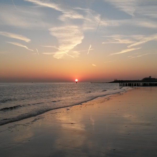 Zonsondergang Boulevard Vlissingen